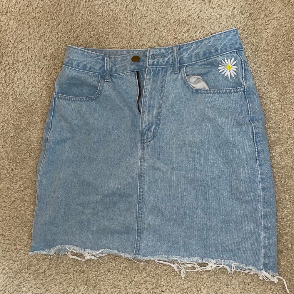Dazy A line jeans skirt